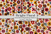 Bright Floral Seamless Pattern Digital Paper