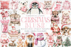 Blush Christmas Clipart Bundle
