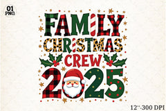 Family Christmas Crew Clipart Bundle - CraftNest - Digital Crafting and Art