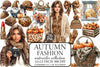 Autumn Fashion Clipart Bundle