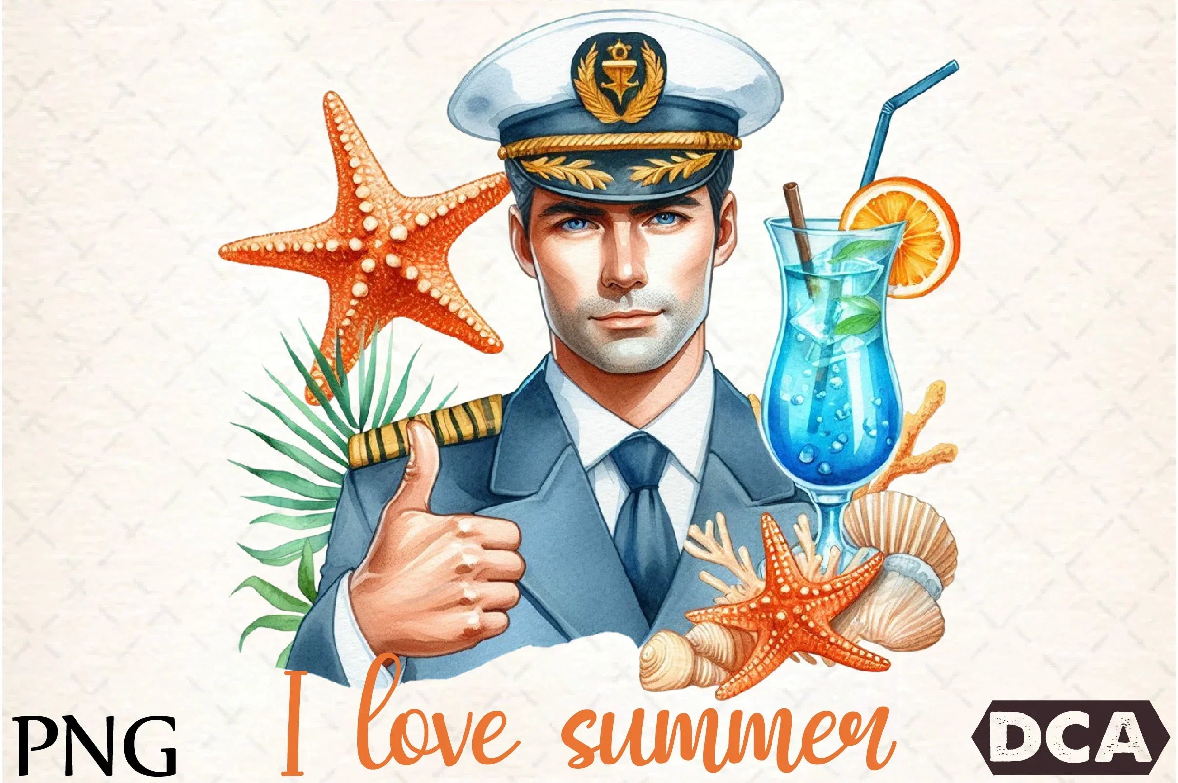 Matrose Sailor Marine Summer Boy Clipart Bundle - CraftNest - Digital Crafting and Art
