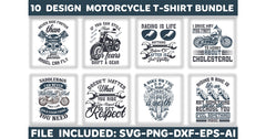 Bike T-Shirt Bundle 7 - CraftNest - Digital Crafting and Art