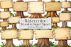 Wooden Sign Clipart Bundle 2