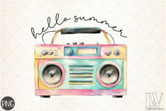 Summer Radio Clipart Bundle - CraftNest - Digital Crafting and Art