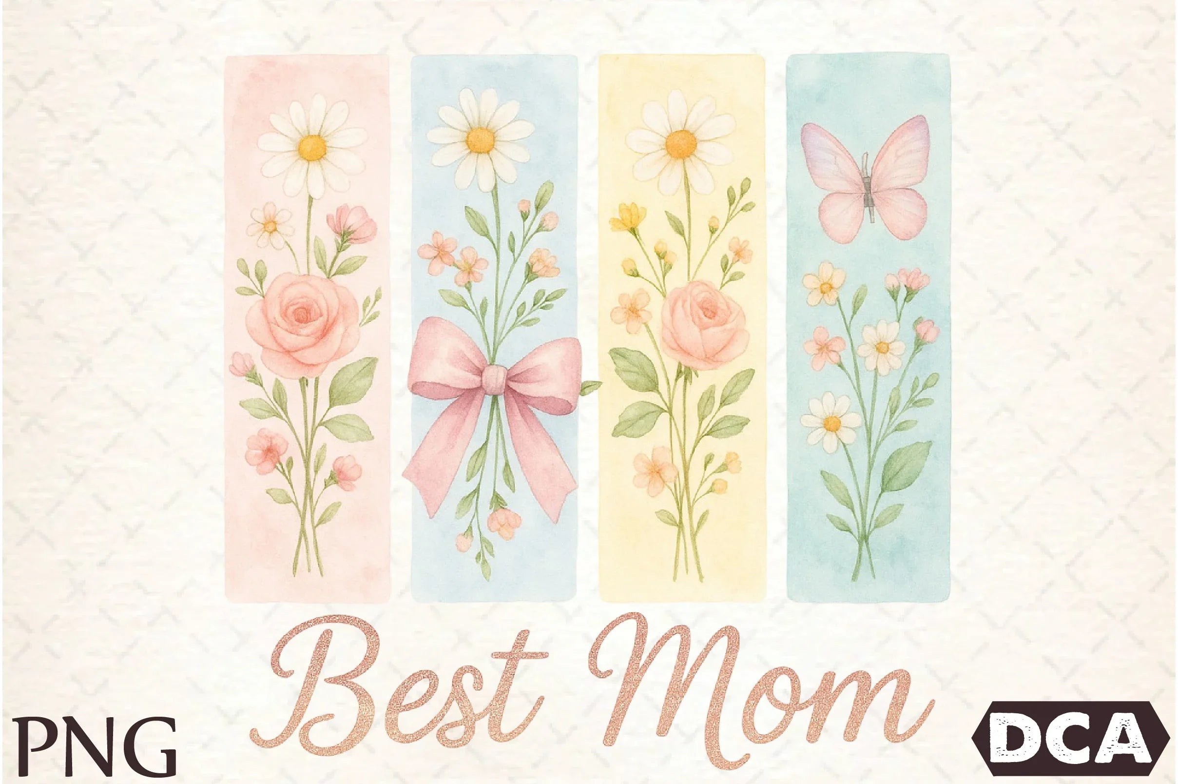 Brushstroke Best Mom Clipart Bundle - CraftNest - Digital Crafting and Art