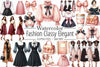 Fashion Classy Woman Clipart Bundle