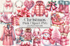 Pink Christmas Clipart Bundle 8