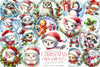 Festive Christmas Ornament Designs Clipart Bundle