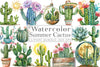 Summer Cactus Clipart Bundle 3