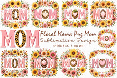 Floral Mama Clipart Bundle1 - CraftNest - Digital Crafting and Art