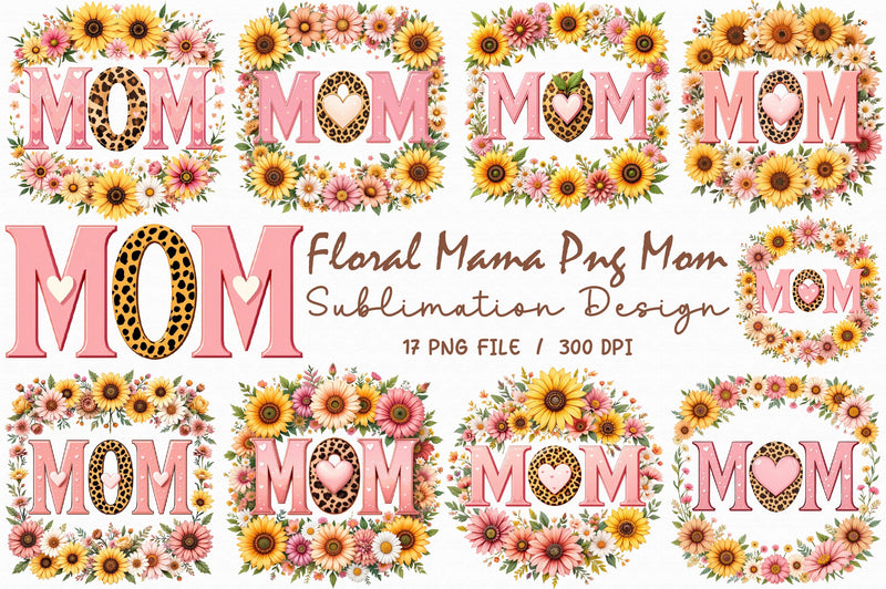 Floral Mama Clipart Bundle1 - CraftNest - Digital Crafting and Art