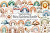 Boho Rainbow Clipart Bundle