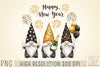 New Year Gnomes Clipart Bundle