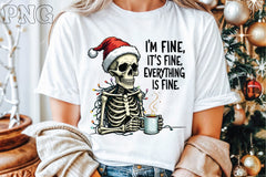 I'm Fine It's Christmas Clipart Bundle - CraftNest - Digital Crafting and Art