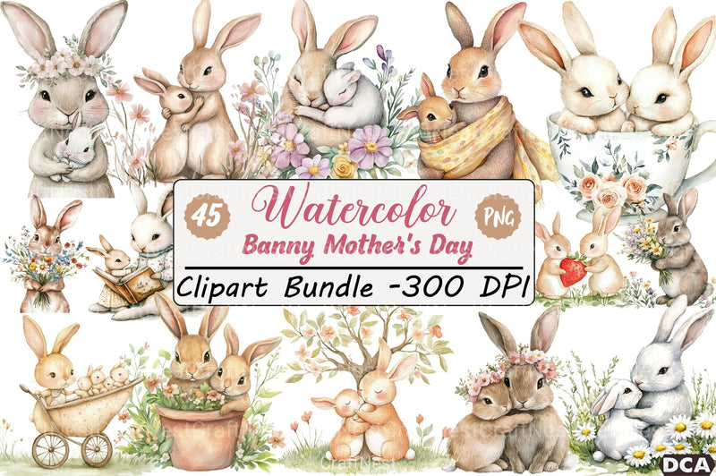 Mother's Day Clipart Bundle by Banny - CraftNest - Digital Crafting and Art