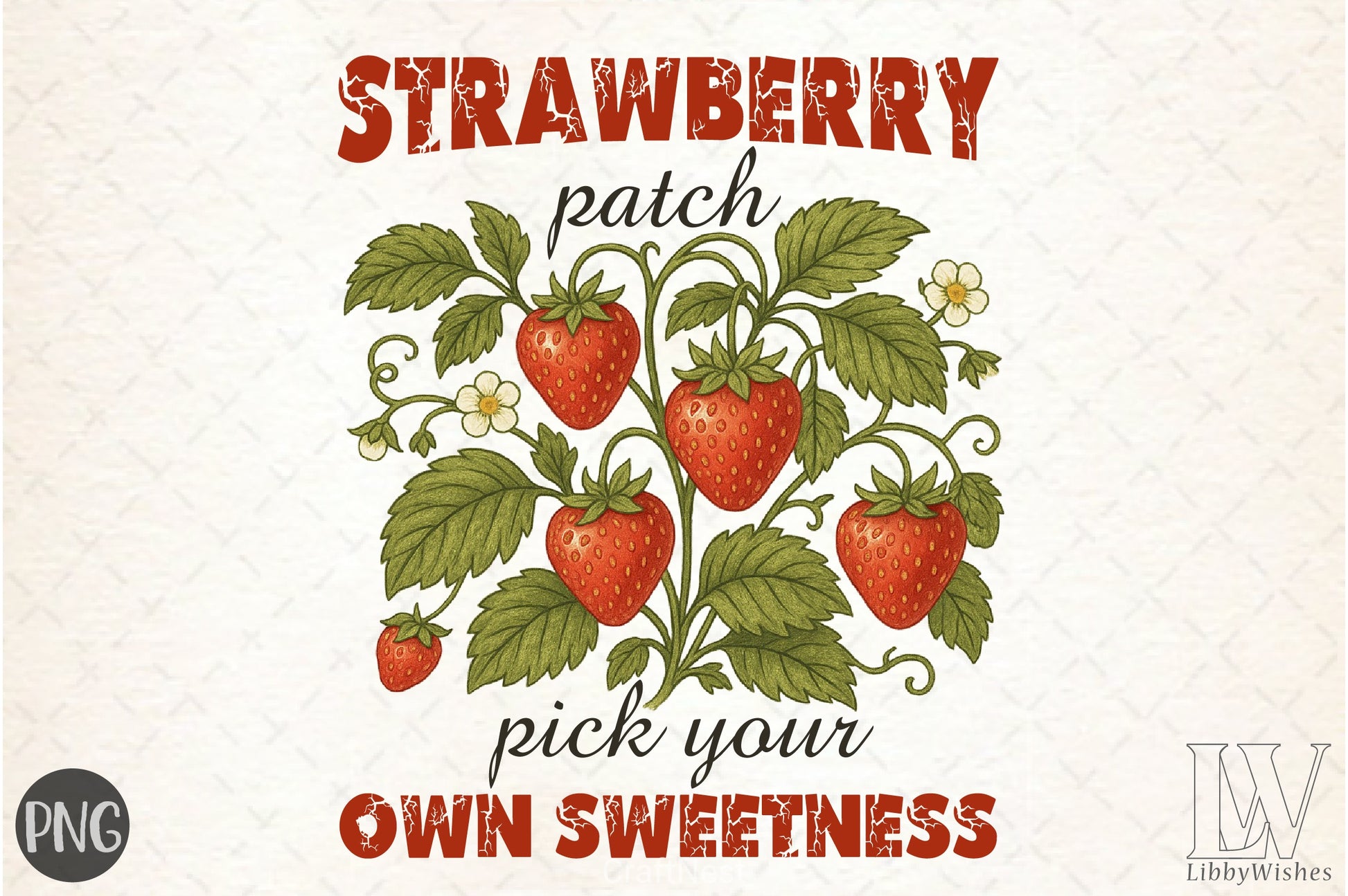 Strawberry Patch Clipart Bundle - CraftNest - Digital Crafting and Art