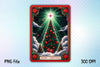 Christmas Tree Tarot Card Clipart Bundle