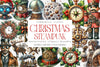 Steampunk Christmas Snowman Clipart Bundle