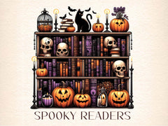 Spooky Readers Clipart Bundle - CraftNest - Digital Crafting and Art