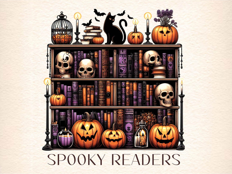 Spooky Readers Clipart Bundle - CraftNest - Digital Crafting and Art