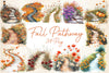 Fall Wildflowers Pathway Clipart Bundle 2