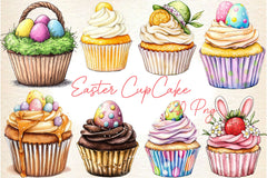 Easter Cupcake Clipart Bundle 3 - CraftNest - Digital Crafting and Art