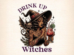 Drink Up Witches Funny Halloween Clipart Bundle - CraftNest - Digital Crafting and Art