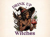 Drink Up Witches Funny Halloween Clipart Bundle