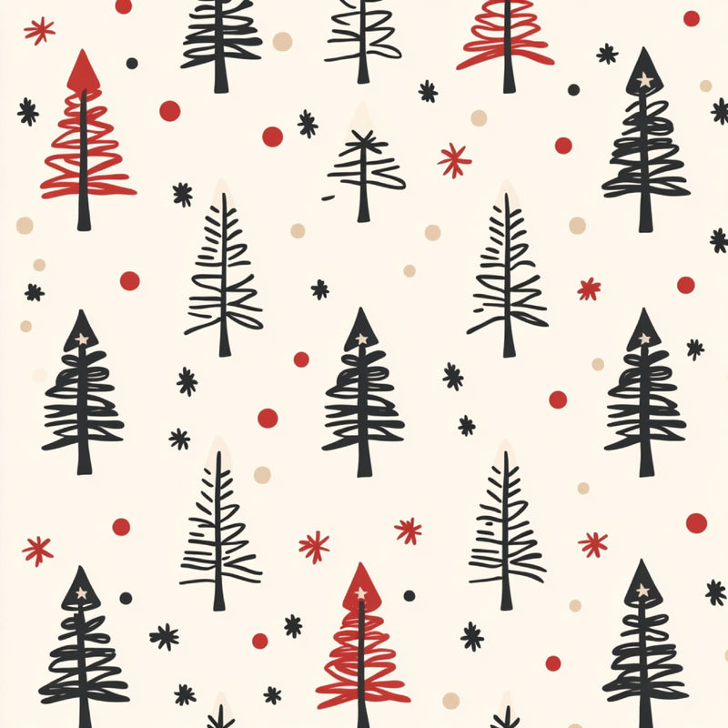 Minimalist Retro Christmas Patterns Clipart Bundle - CraftNest - Digital Crafting and Art
