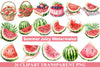 Summer Juicy Watermelon Clipart