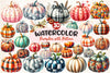 Pumpkin With Pattern Clipart Bundle