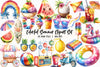 Colorful Summer Clipart Set