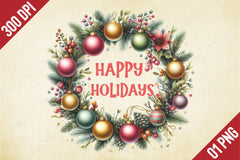 Christmas Wreath Clipart Bundle 2 - CraftNest - Digital Crafting and Art