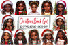 Christmas Black Girl Clipart Bundle 3