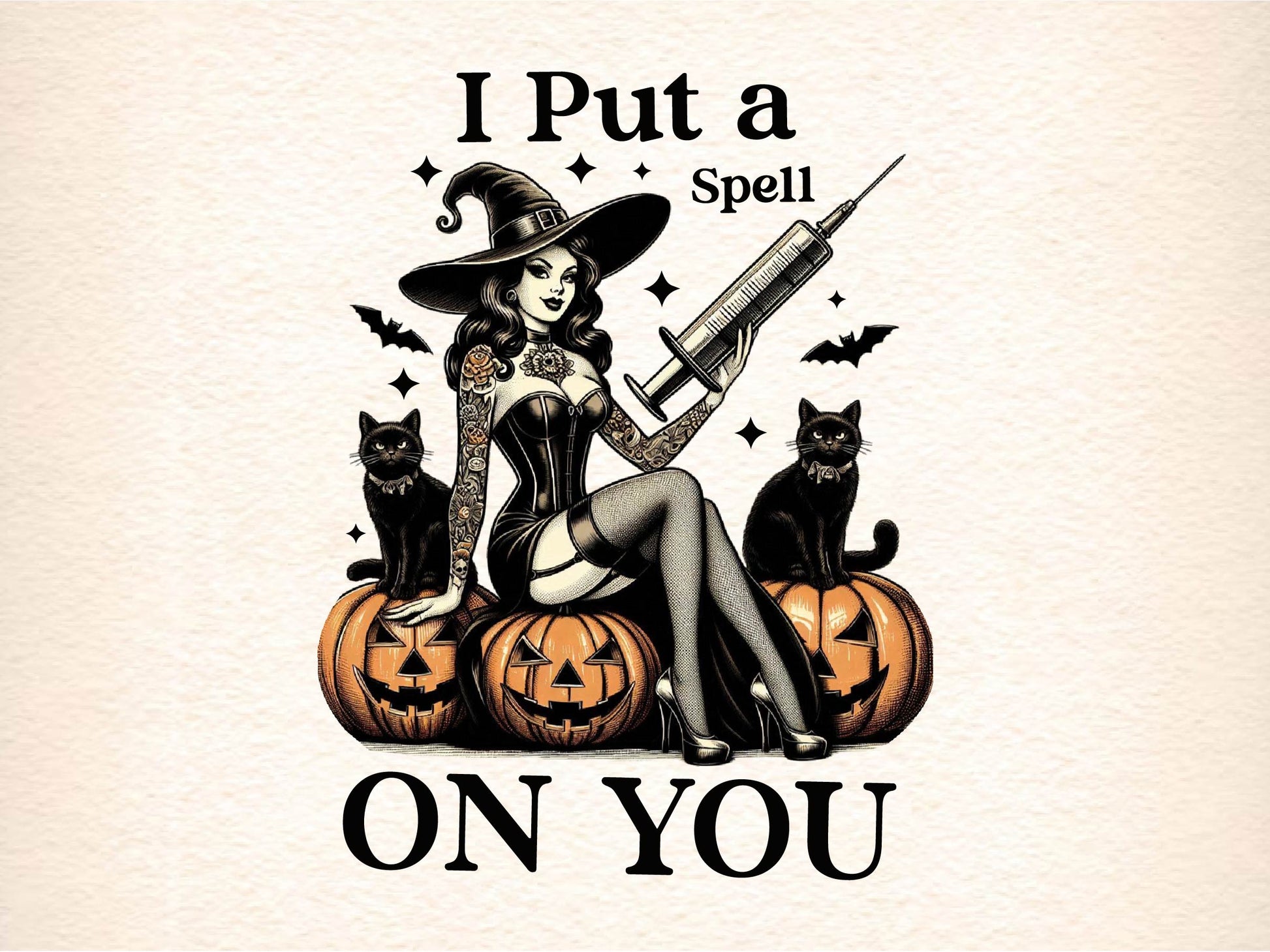 I Put A Spell On You Vintage Halloween Clipart Bundle - CraftNest - Digital Crafting and Art