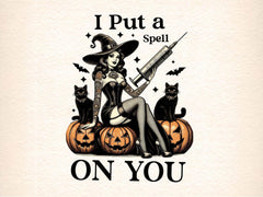 I Put A Spell On You Vintage Halloween Clipart Bundle - CraftNest - Digital Crafting and Art