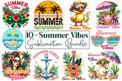 Summer Vibes Clipart Bundle 5 - CraftNest - Digital Crafting and Art