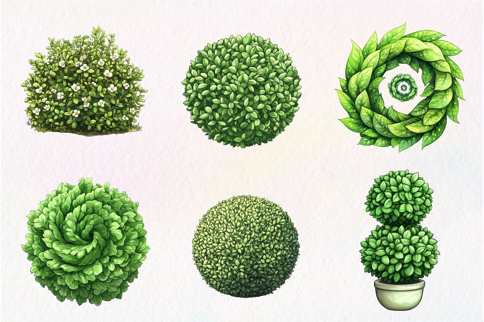 Bushes Clipart Bundle - CraftNest - Digital Crafting and Art