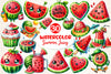 Hello Summer Juicy Watermelon Clipart Bundle