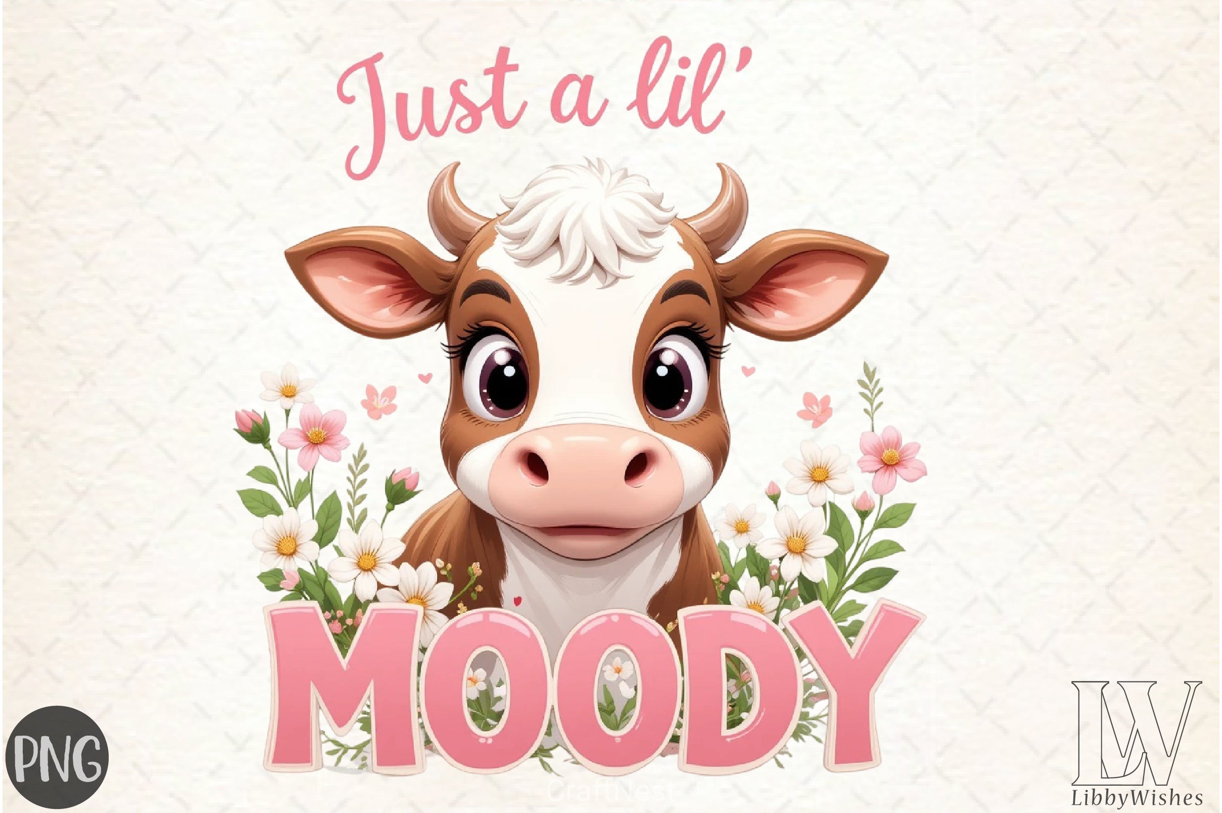 Just A Lil Moody Clipart Bundle - CraftNest - Digital Crafting and Art