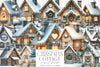 Nordic Winter Cottage Clipart Bundle