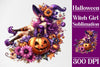 Halloween Witch Girl Clipart Bundle 2