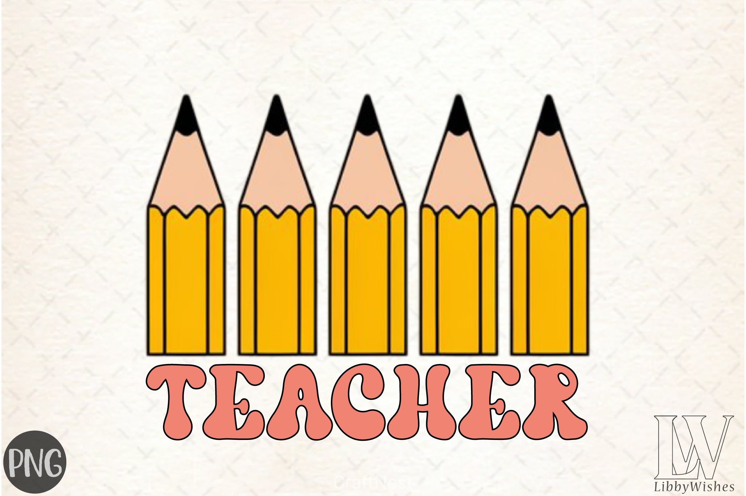 Teacher Pencil Clipart Bundle - CraftNest - Digital Crafting and Art