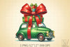 Christmas Car Clipart Bundle 1