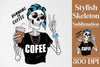 Stylish Skeleton Clipart Bundle 4