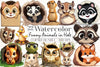 Funny Animals Hole Clipart Bundle