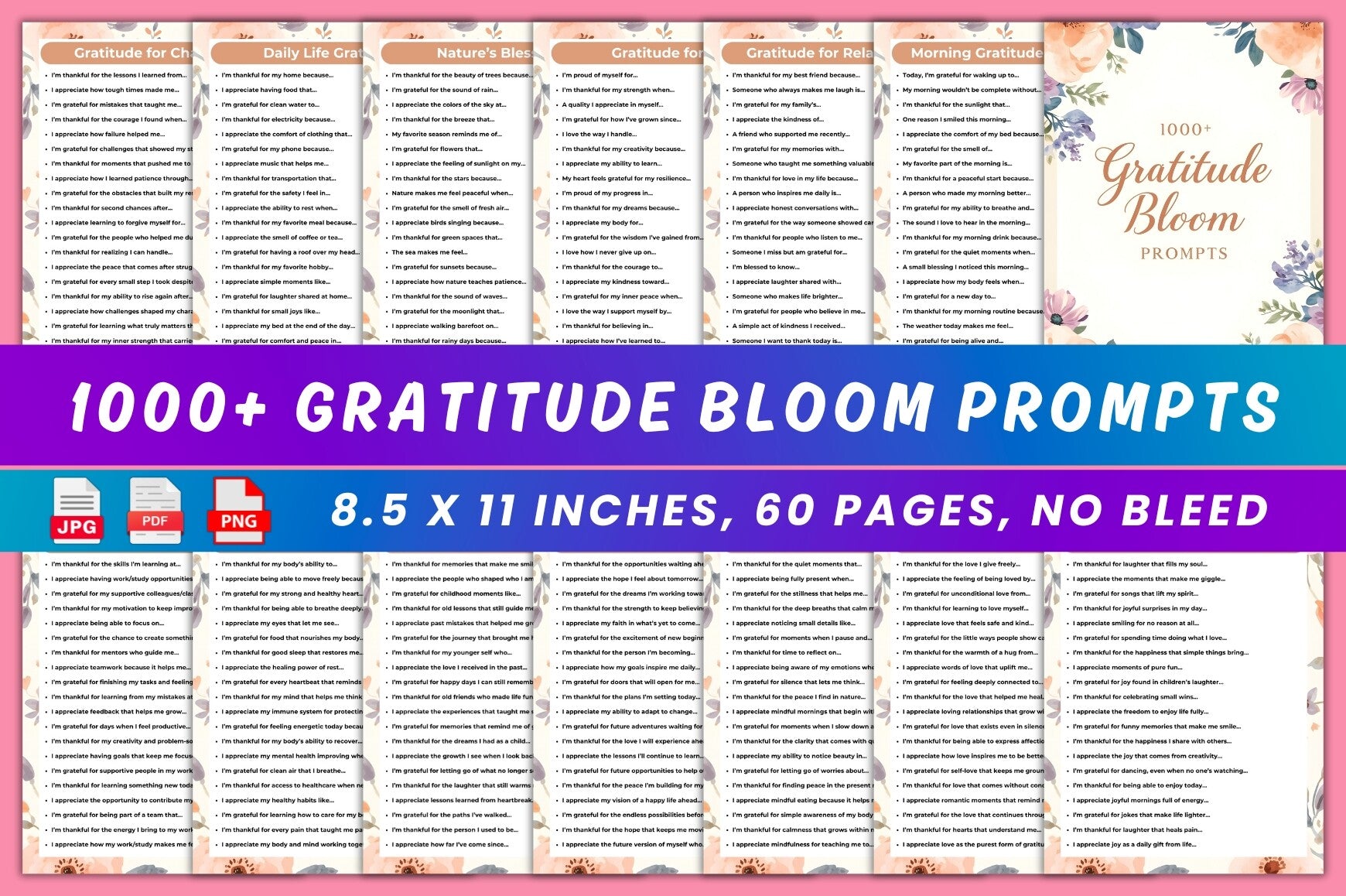 Gratitude Bloom Prompts