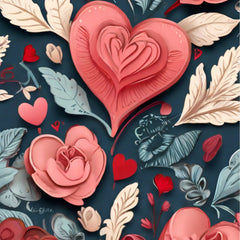 Valentine's Day Seamless Digital Paper 2 - CraftNest - Digital Crafting and Art