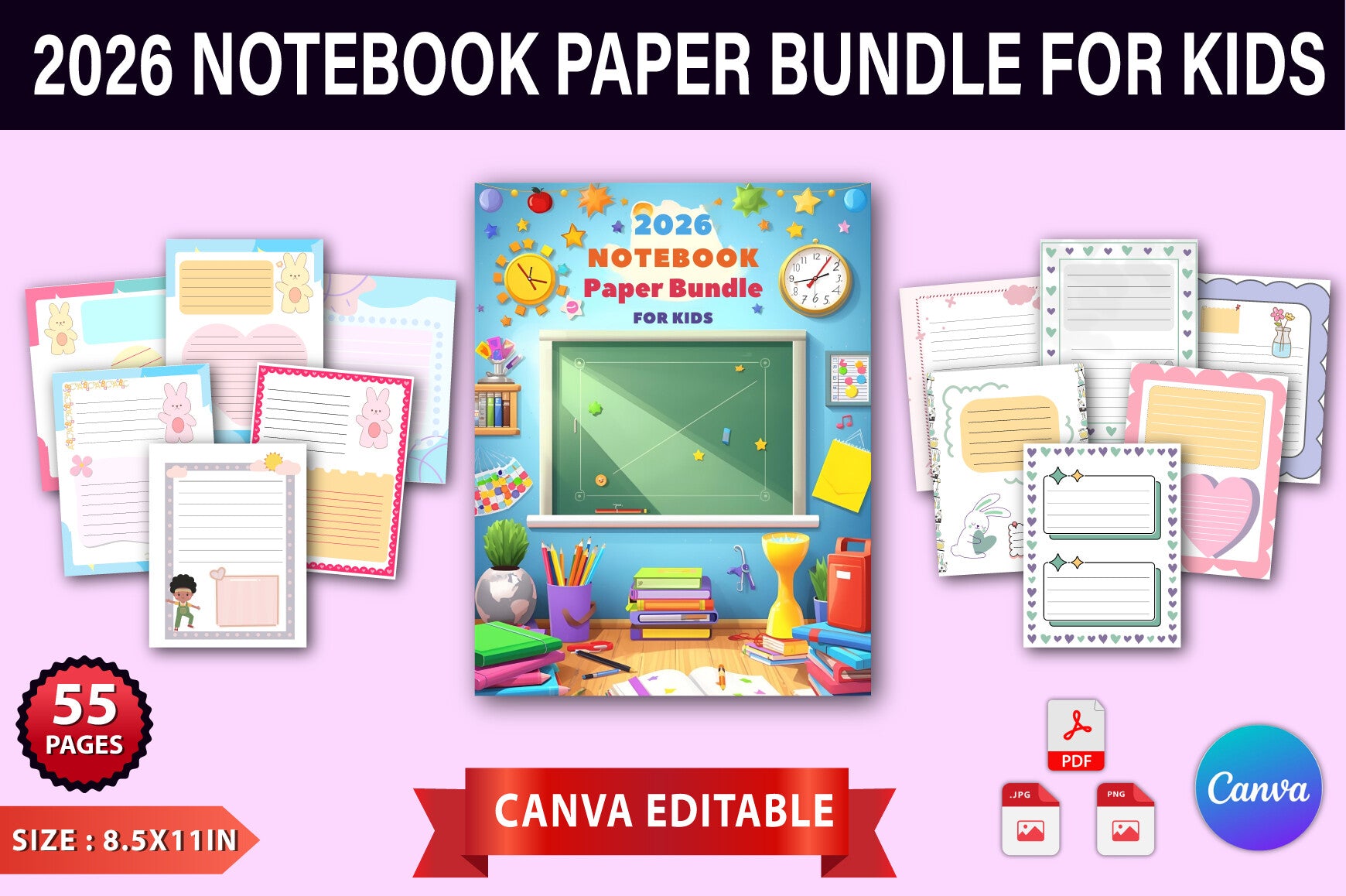 Kids Planner Notebook