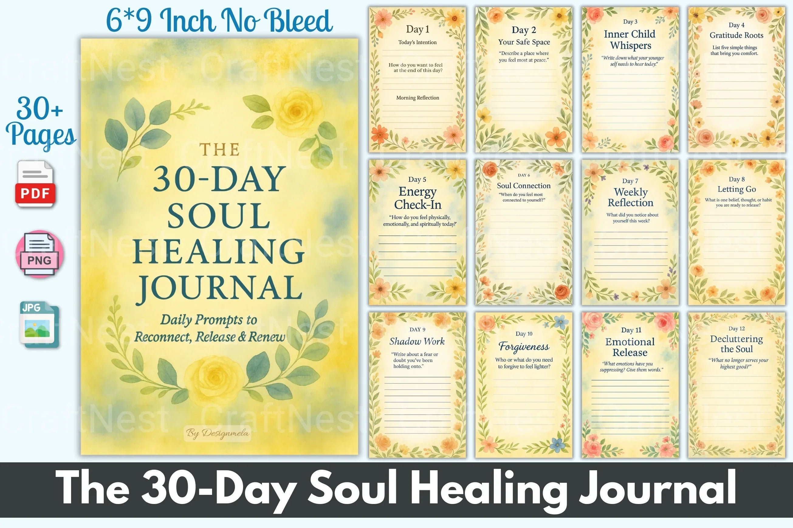 30-Day Soul Healing Guide - CraftNest - Digital Crafting and Art